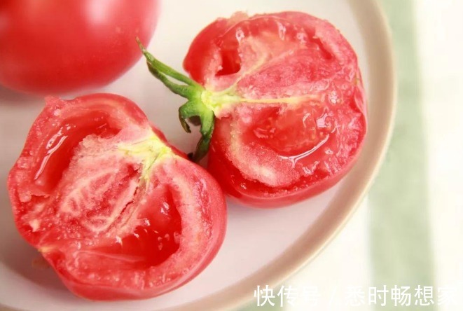 西红柿|怎么辨别出打了“激素”的西红柿看一个部位轻松避开,别买错了