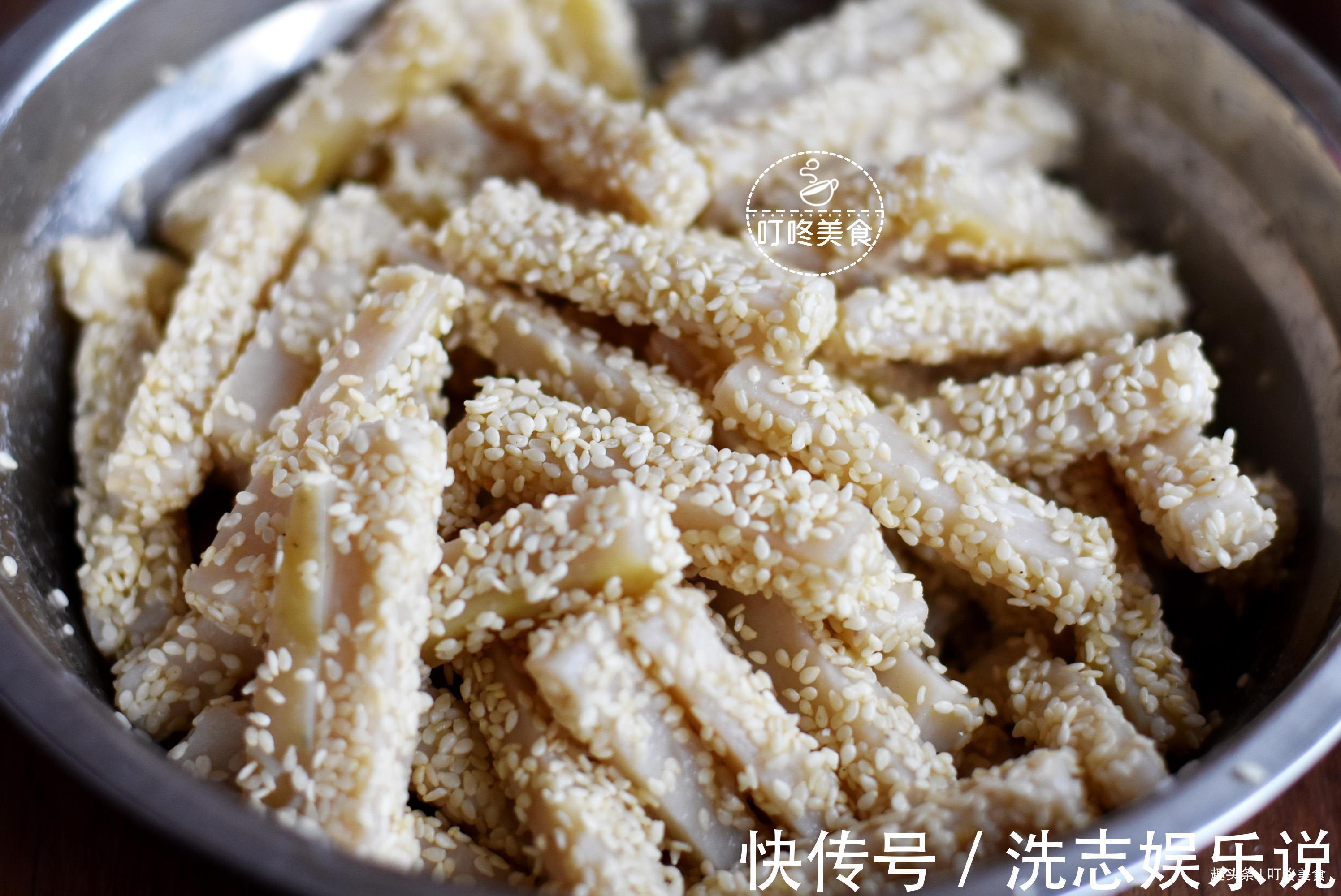 年糕别光炒着吃了,2分钟教你新吃法,又香又糯,全家人抢着吃