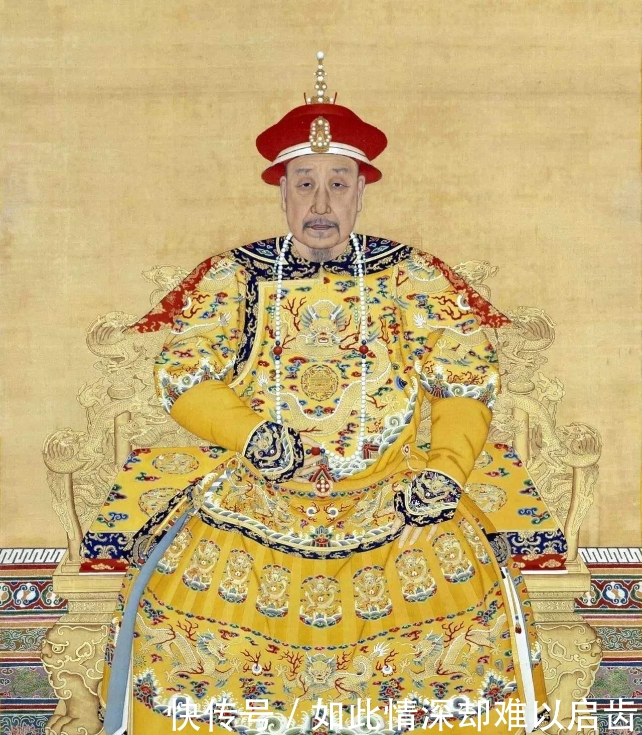 一意大利画师|乾隆的“真容”，被一意大利画师偷画下来，网友：原来长这样