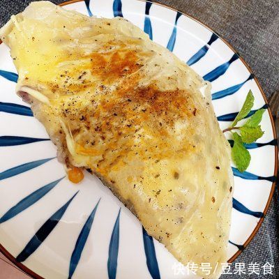 芝士芋圆手抓饼|芝士芋圆手抓饼