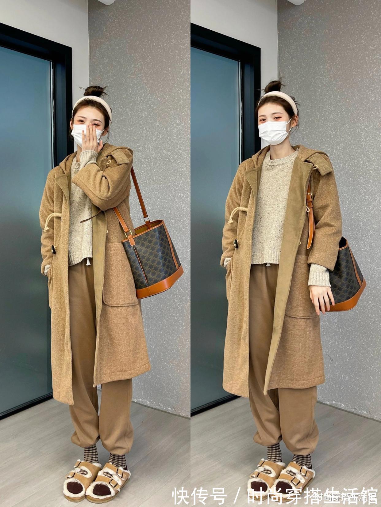 版型|女人再懒,穿大衣也别配打底裤,今年流行这样穿,时髦显瘦又高级