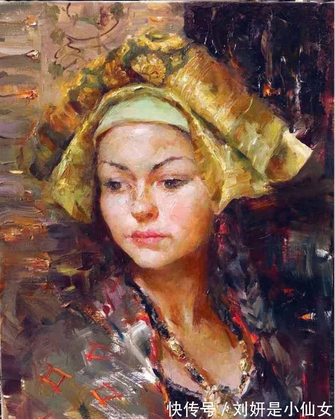 安吉莉卡@粗犷恣肆的激情写意——让男性艺术家自叹弗如的女画家安吉莉卡