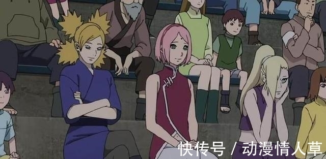 风头|火影忍者: 五美婚后首次集体亮相, 却被向日葵抢了风头