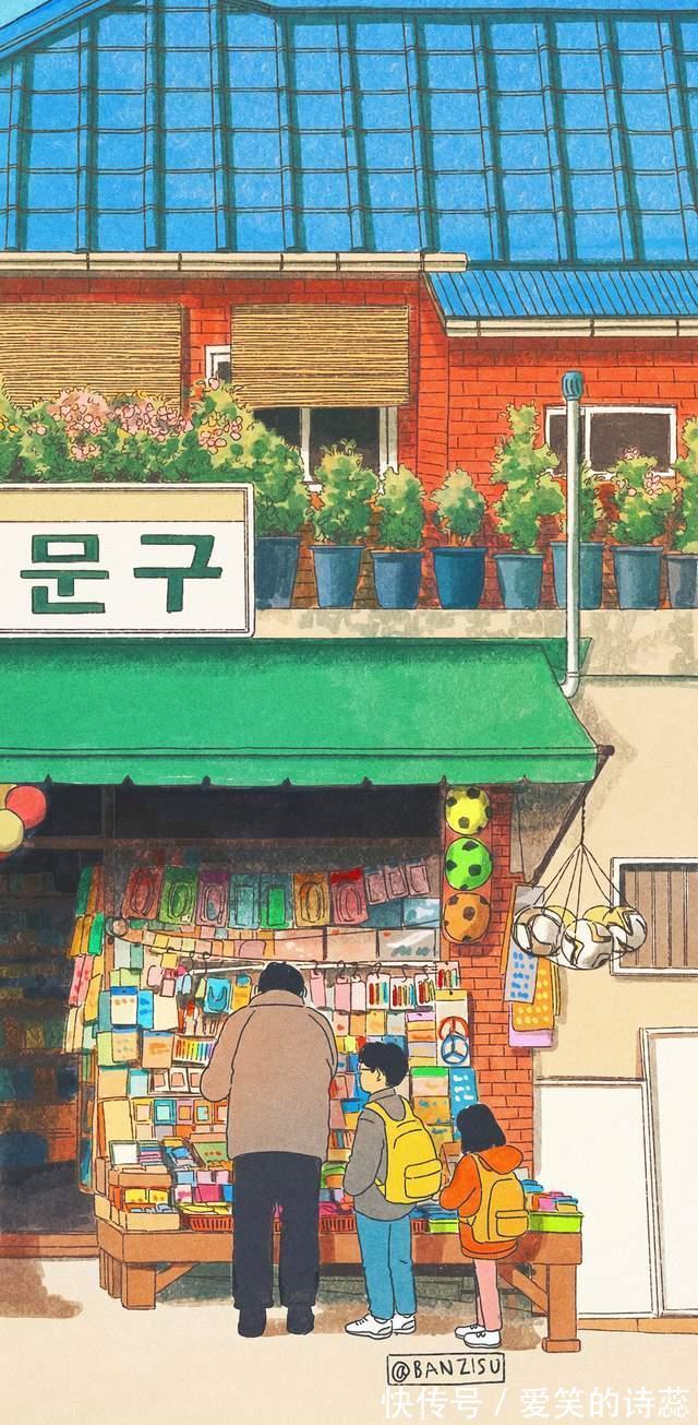 动漫插画壁纸，年少岁月的童话