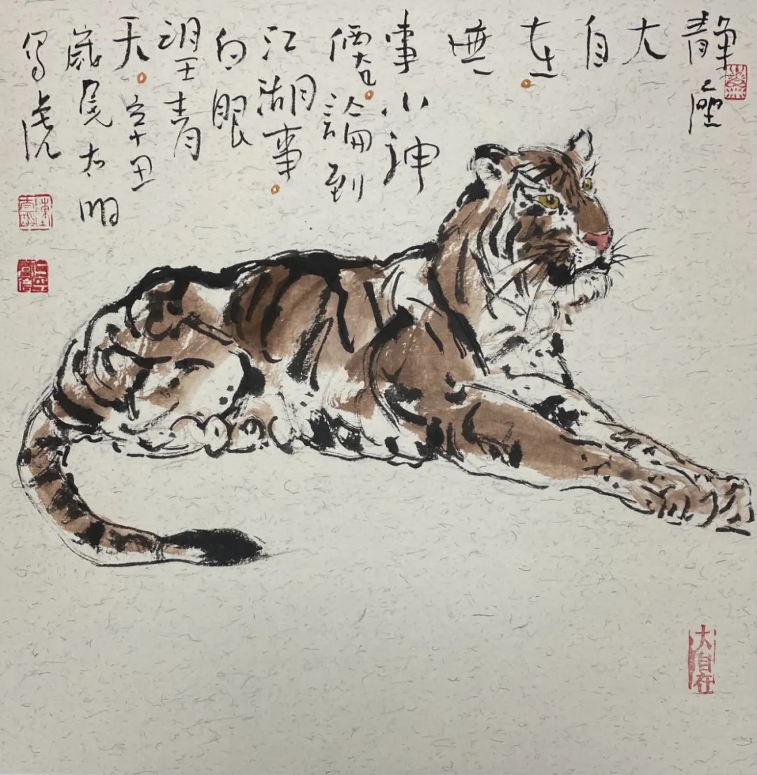 蔡玲!《书画南北方》一一《写意生活艺术组合》迎春中国画小品展