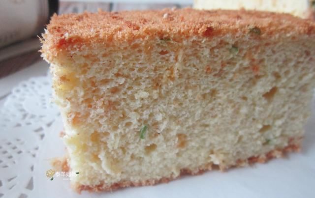 打到直立|原味戚风蛋糕吃腻了,加这2样食材换个新口味,好吃到吃不下饭
