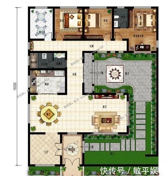 农村别墅|5款带院子的农村别墅,30年后,我想住在这样的房子里养老