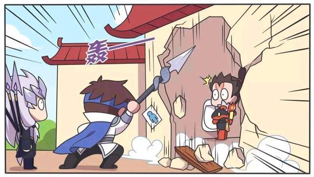 漫画|王者荣耀漫画:赵云护送马超进厕所?最后直接把厕所给拆了?