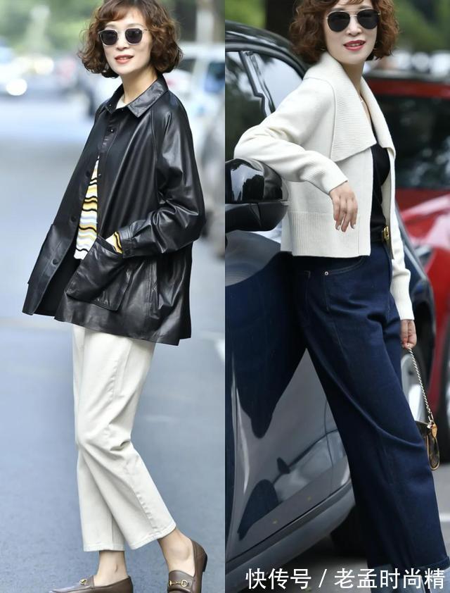裤长 阔腿裤过时了,今年秋季流行“拖地裤”,五六十岁的女人穿好美