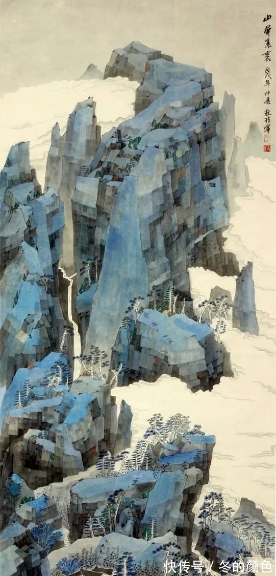 中国画!张秋桔|一段烟云