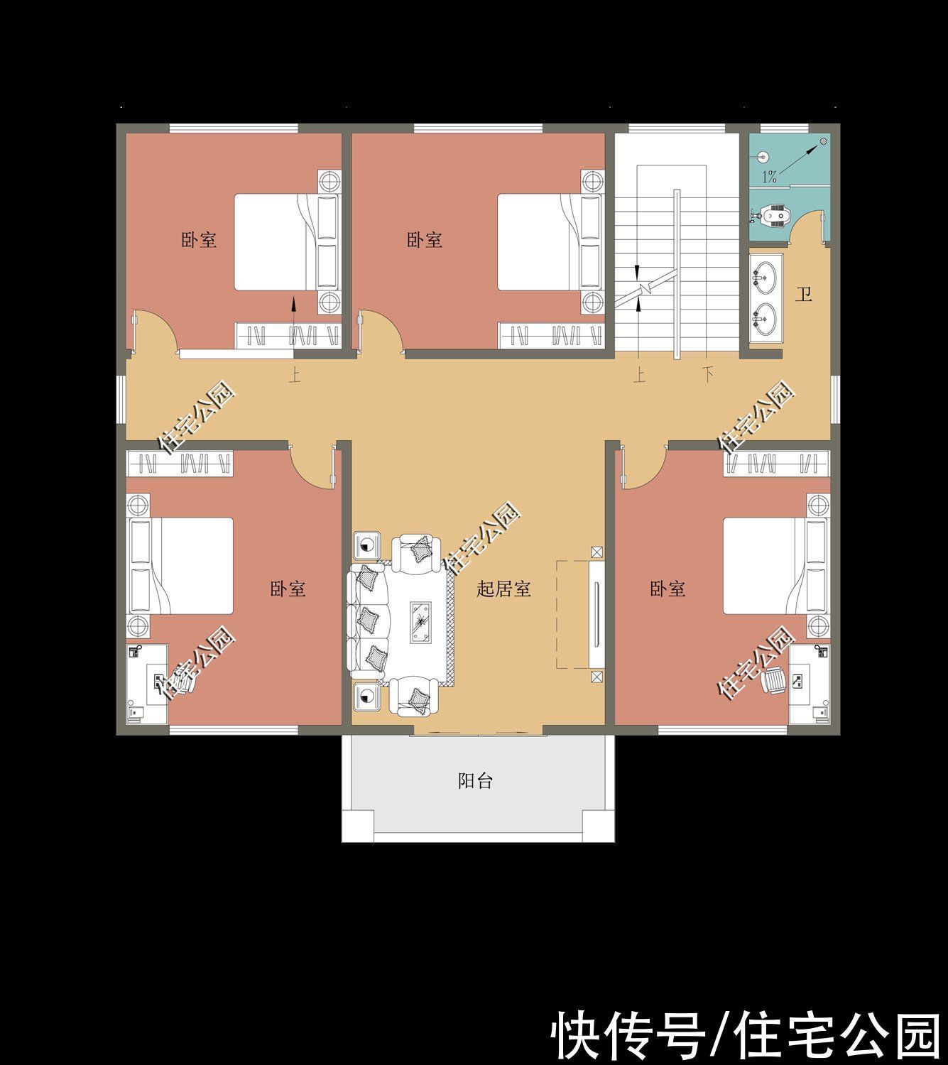 建筑面积|谁说农村建房不能盖4层?10套4层别墅推荐,第3套漂亮到没话说