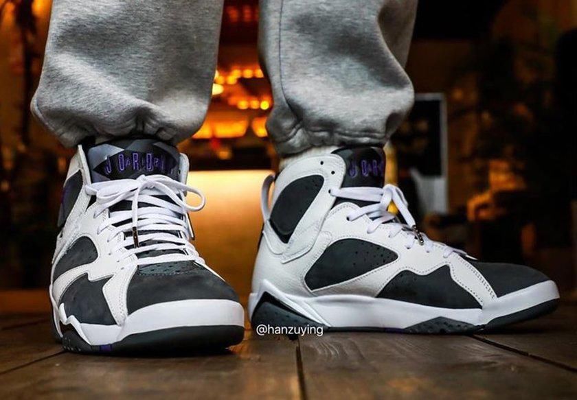  首次上脚释出！Air Jordan 7 “Flint” 复刻版依旧帅炸！