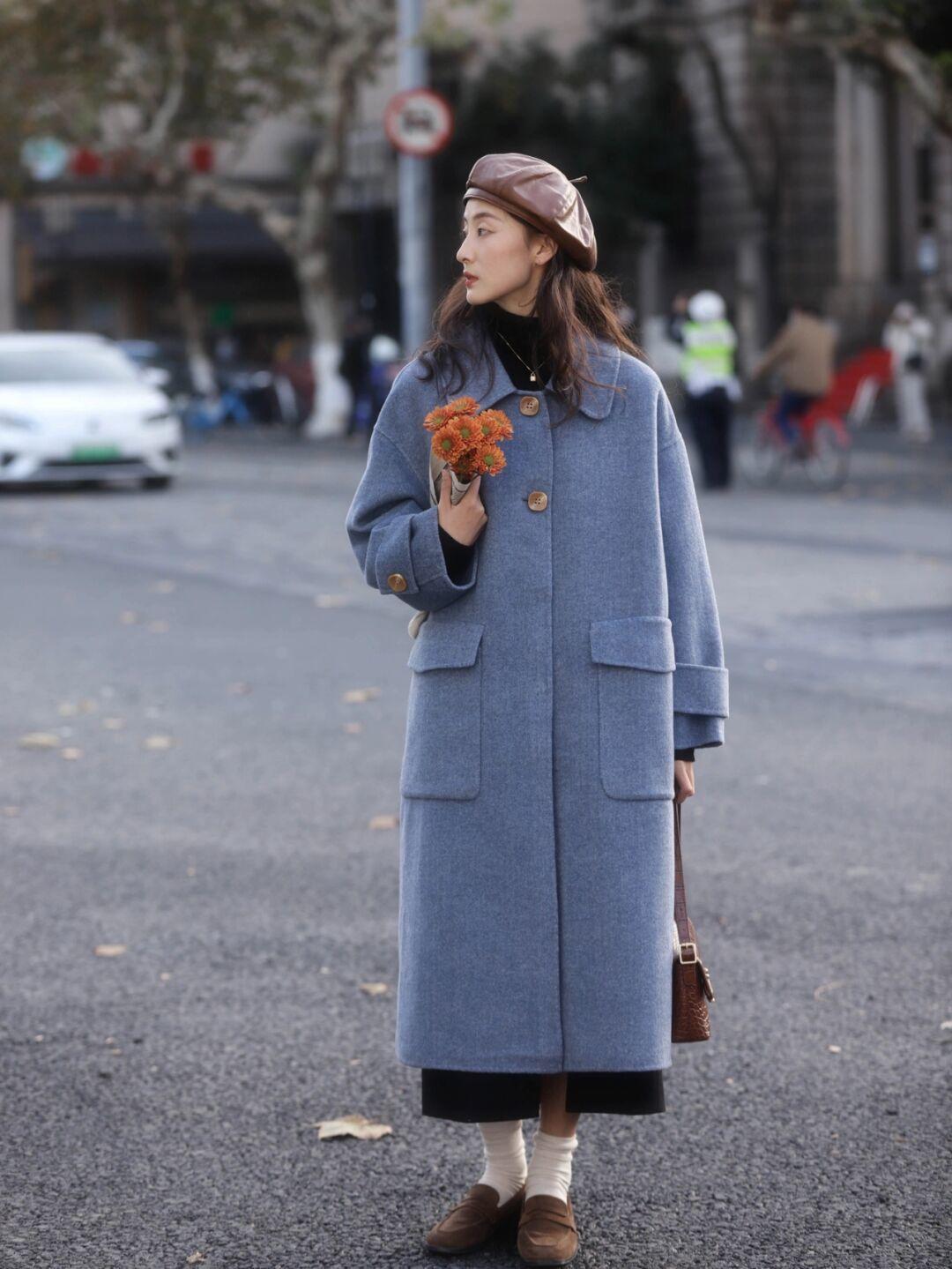 博主|普通人也能将大衣穿的很温柔,借鉴4个造型,轻松演绎高级感