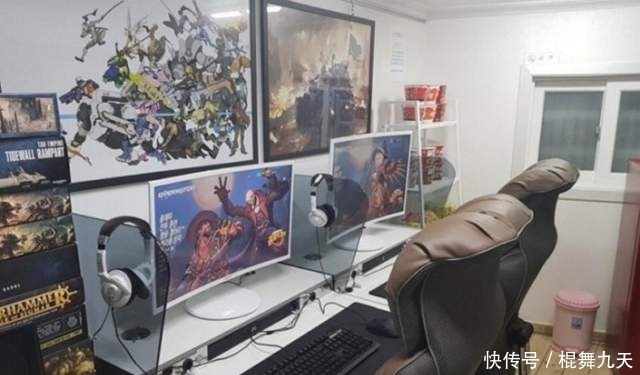 lol|妻子喜欢泡网吧玩LOL，丈夫为她打造家庭网吧，连泡面柜子都有