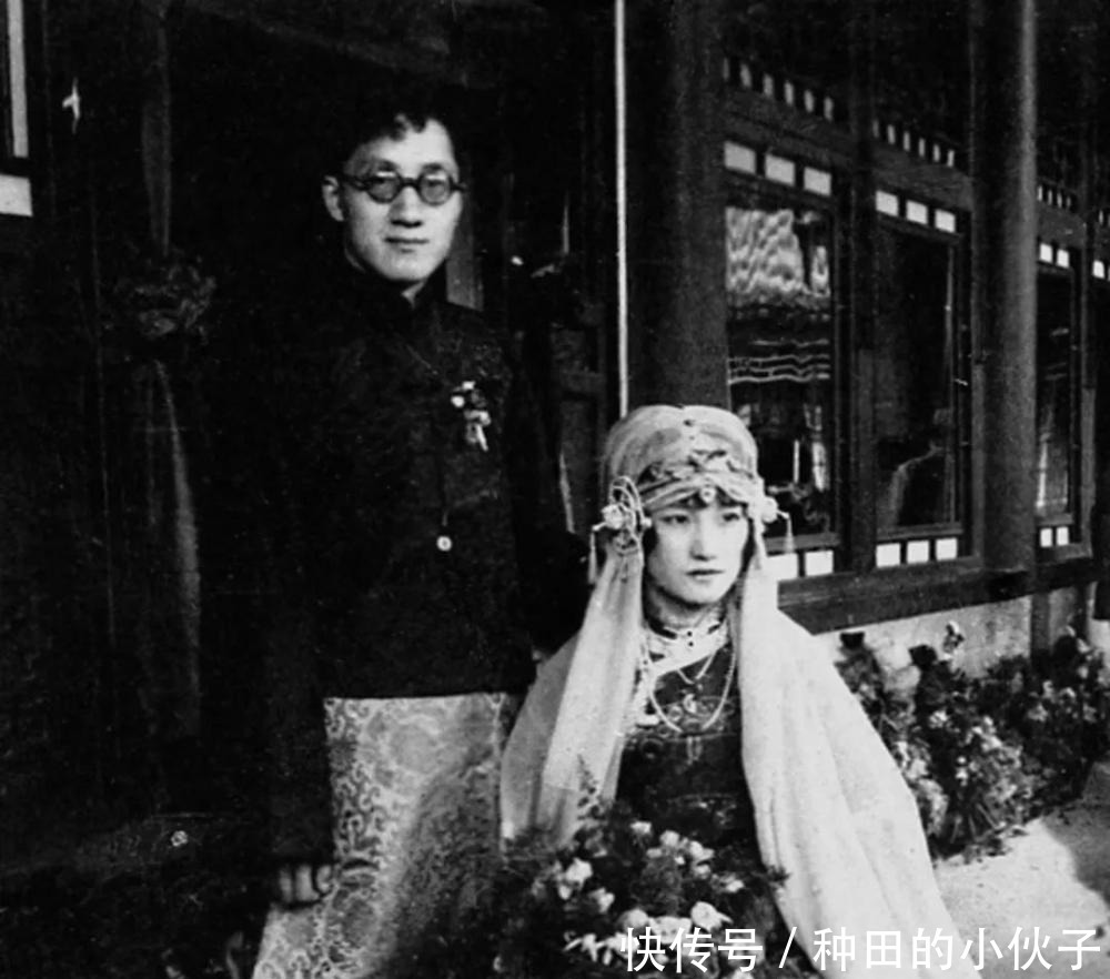 结婚照|林徽因与陆小曼的结婚照, 一个传统, 一个西化, 差别好大!