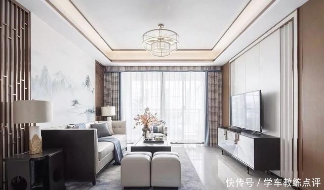中式风格|新中式客厅电视墙，儒雅端庄，华丽大方！新中式客厅电视墙，儒雅端庄，华丽大方！