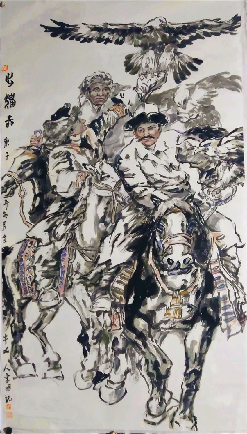 国庆节@本市热点:2021年国庆节著名画家李明作品网络展