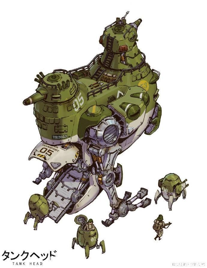 机甲|模玩控:不同国家的机甲设计,人形坦克、螃蟹、鸡机甲大家喜欢哪个?