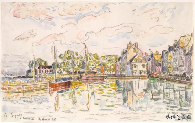 印象派|西尼亚克法国新印象派画家,曾与修拉合作,帮助了印象派的发展