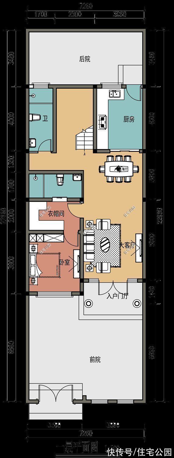 预算|面宽8米也能建出大气别墅,10套小面宽图纸,哪套更适合你家?