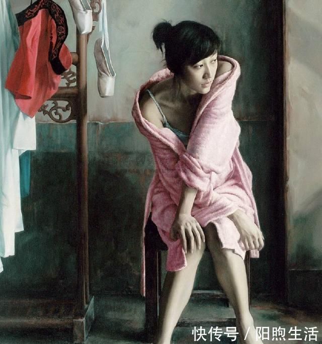 东方女性|冷军遇到真高手，超细腻的油画作品，人物眼神充满故事