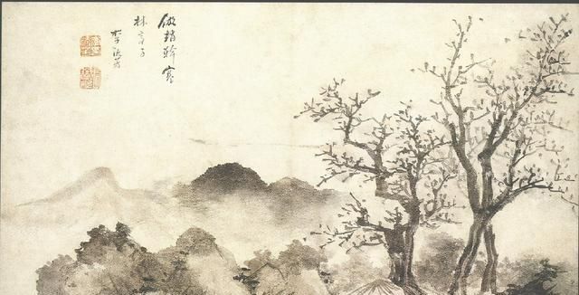 水墨画|李流芳水墨画欣赏，估价高达200万，领悟了师傅董其昌的真本事