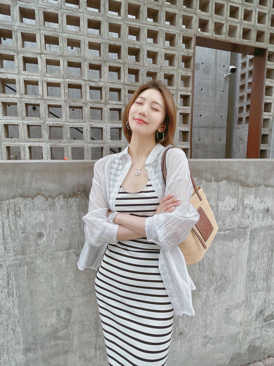 时髦|最清爽时髦的日常穿搭,温柔又清爽,配色也很重要