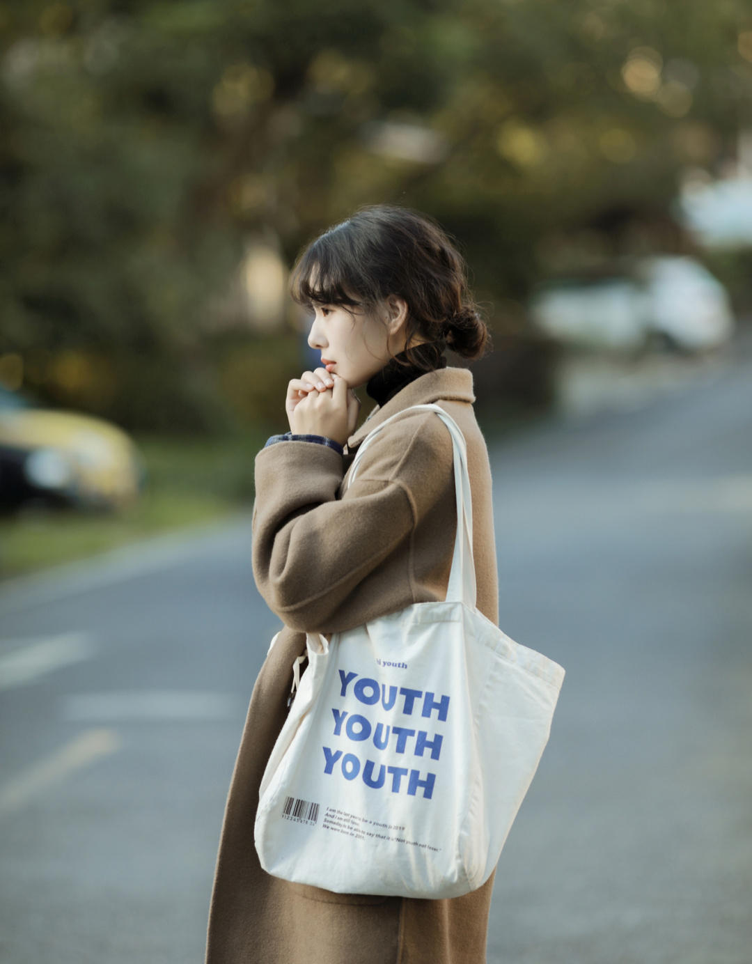 时尚博主|秋冬韩系不露腿穿搭怎么穿?西装格子外套+牛仔裤,复古又时髦!