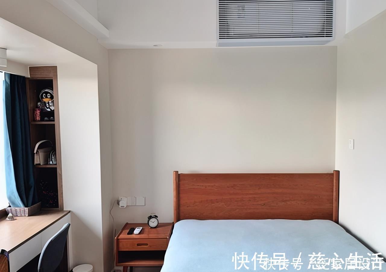 布局|夫妻的54㎡清爽小家,阳台变阳光书房,客厅增娱乐区,布局超完美