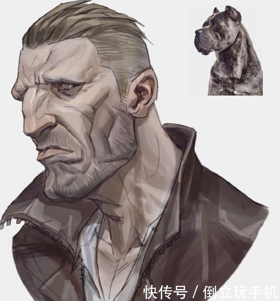 鳄鱼|画师绘制另类拟人化，野兽们拥有人类外形，鳄鱼眼神太凶