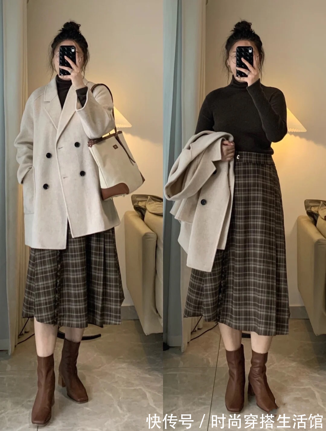 穿搭|最近火了一种穿搭,叫“外套+裤子”,时髦显瘦,照着穿就对了