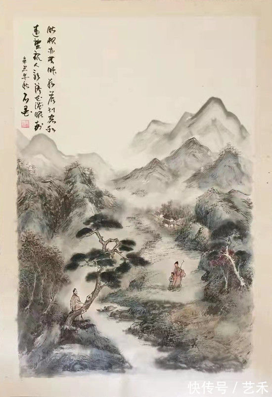 张大千@画家石云平——朴实厚重 气势畅达