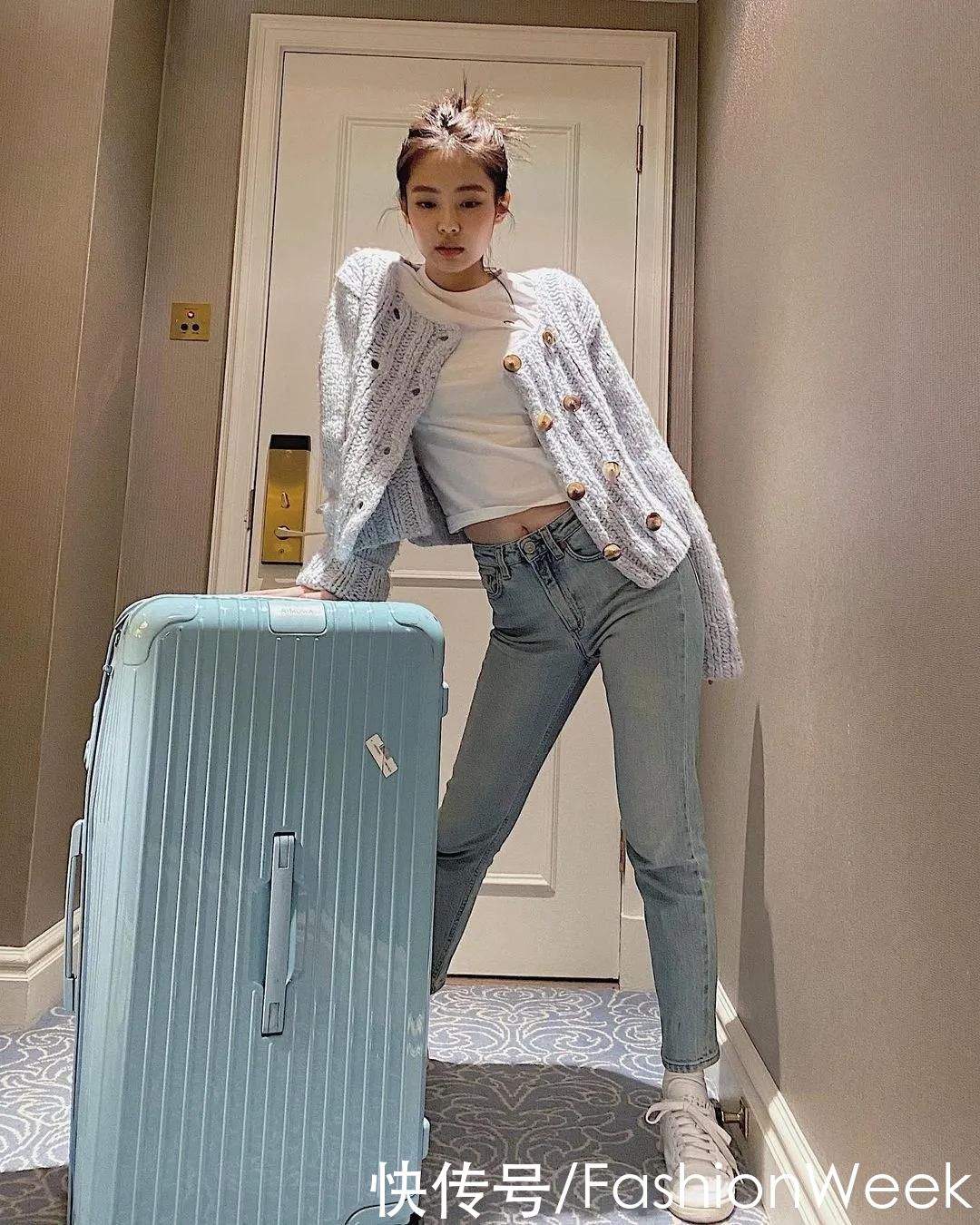 Jennie真是行走中的冷皮女孩种草机