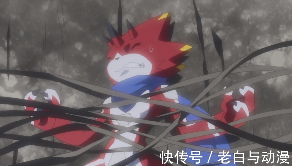 伽马兽|数码宝贝鬼游:主角团对战祖利兽,参宿四伽马兽差点被吃了