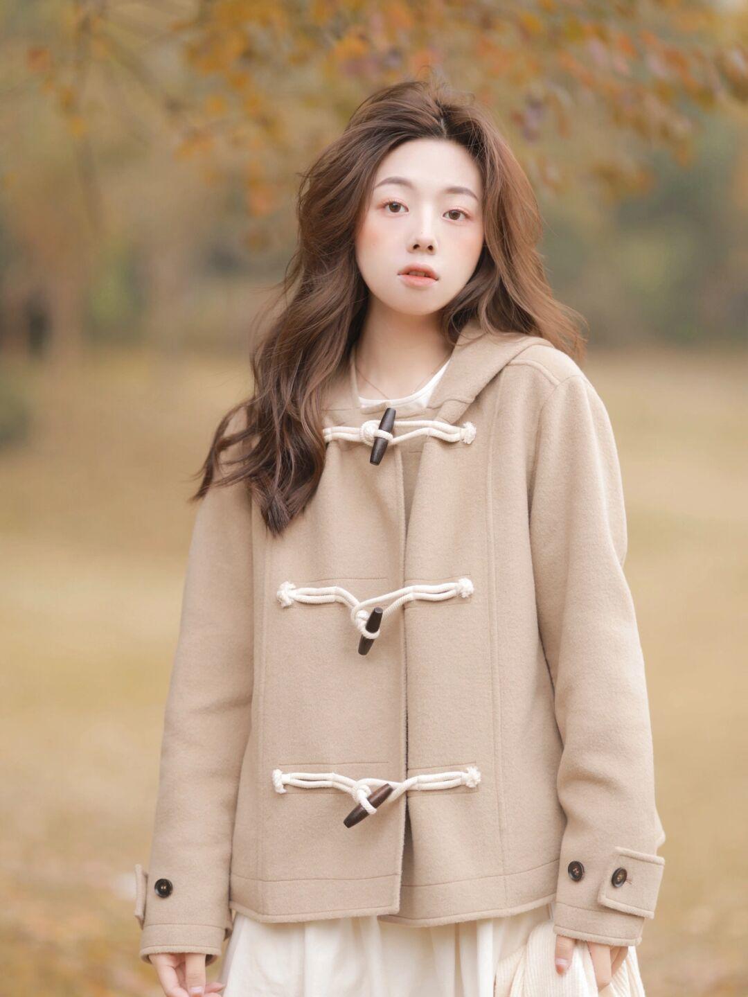 半身裙|没有高颜值、大长腿也别焦虑,试试“毛呢外套”,太适合普通大众