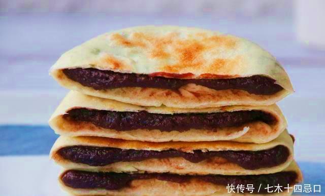 早饭|美味豆沙饼,在家就能做,早饭不用愁