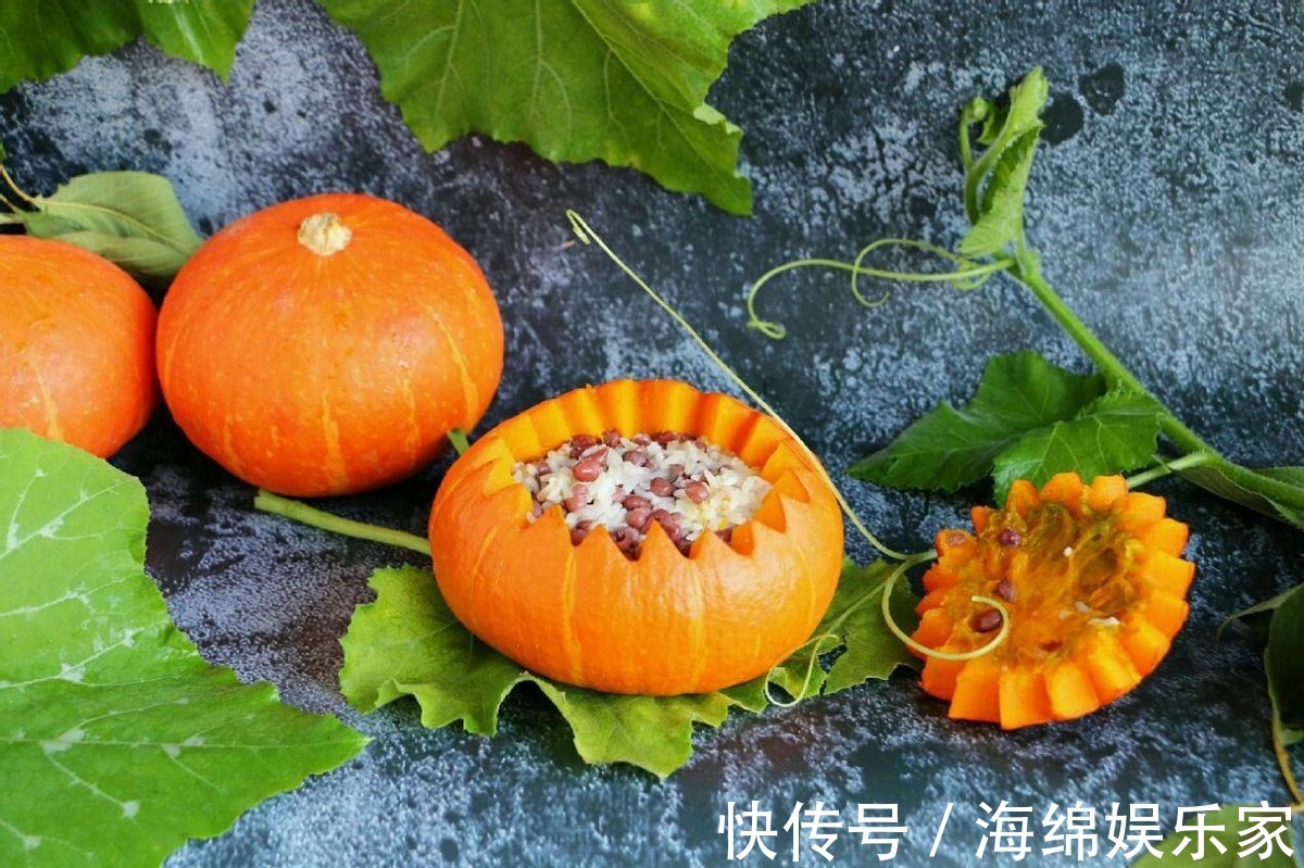 造型|造型可爱的红豆糯米南瓜盅,颜值高,味道好,看着就想吃