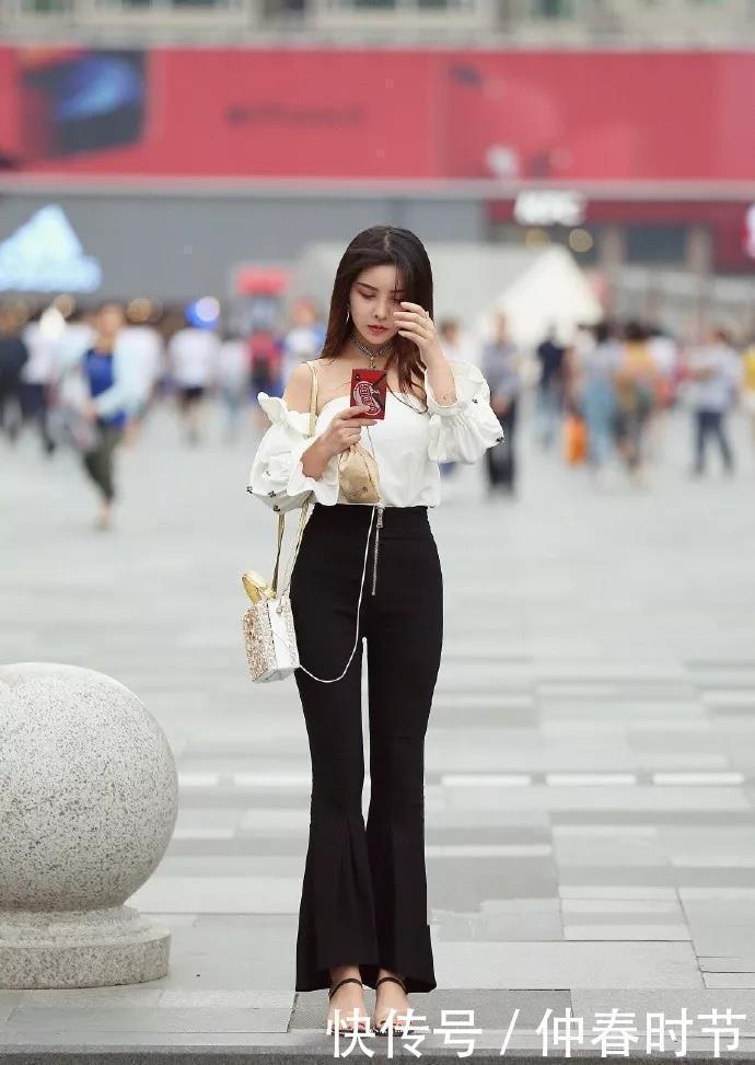 款式|麻灰色的短裙,搭配肉色打底裤,修身效果很好看