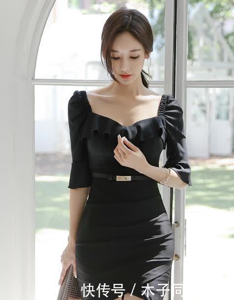 美人图鉴孙允珠:朔月珍珠墨香知韵荷叶连衣裙