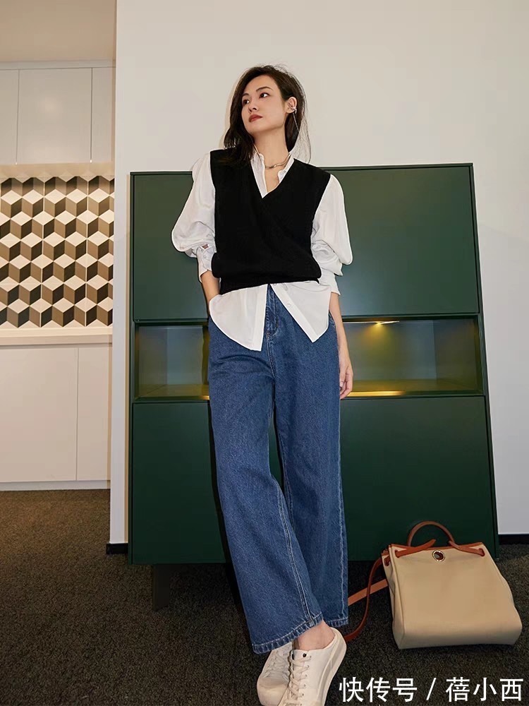 衬衫|秋季,穿上“黑色马甲”,让你遇见不一样的美好