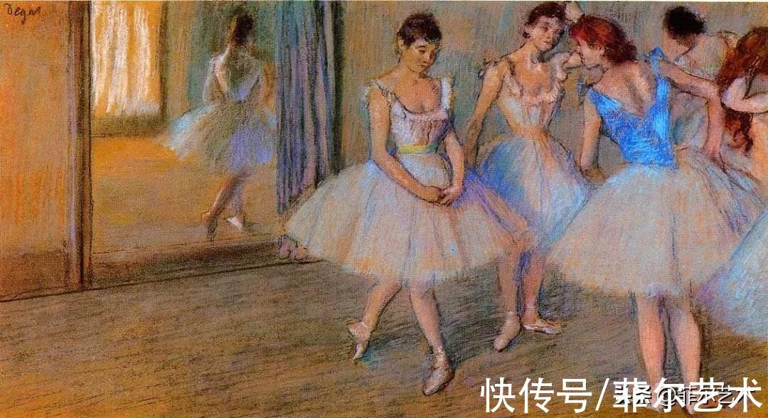 安格尔$法国艺术大师埃德加·德加舞女125幅油画作品,美翻了