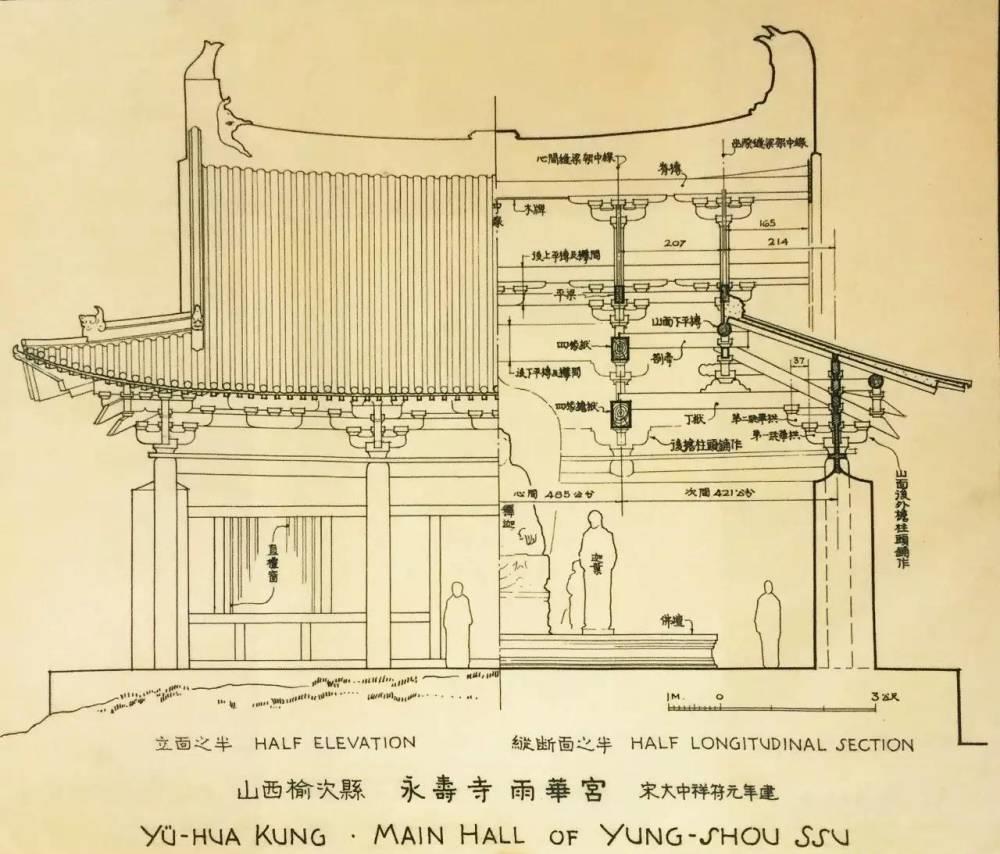  保护|梁思成古建筑手绘稿水平之高令人叹为观止，真正大师根本不需要CAD