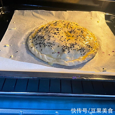 #精致一人食#快手紫薯奶酪派