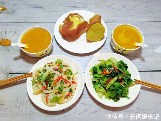 小白菜|两口子极简晚餐,没有米没有肉,连吃一周,腰细了,身体也轻巧了