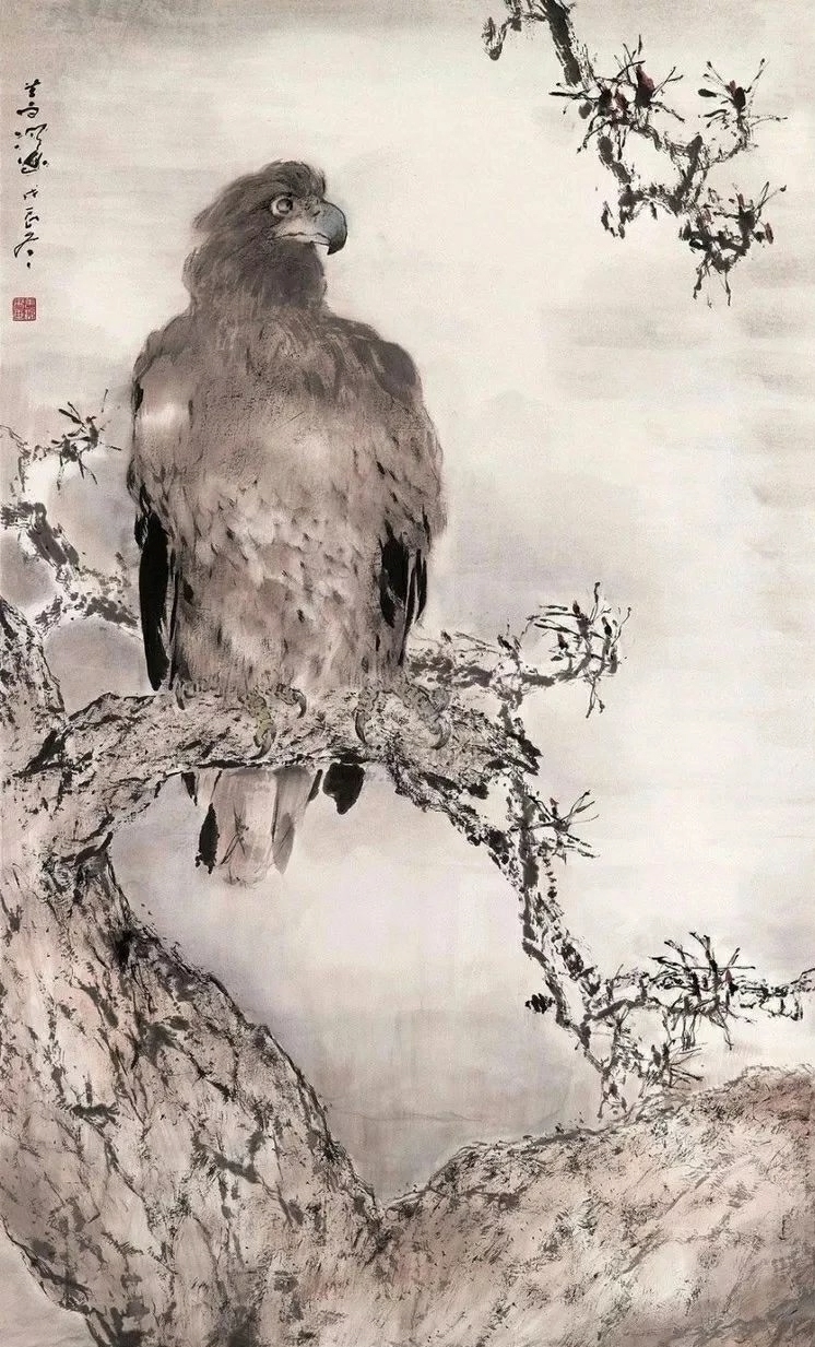 岭南画派#徐悲鸿直言他是“中国花鸟画第一人，无人出其右。”，杨善深呢