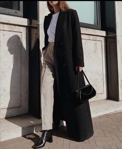  呢子大衣|大衣＋阔腿裤＝今冬最in穿搭，选对单品，绝对又美又气质