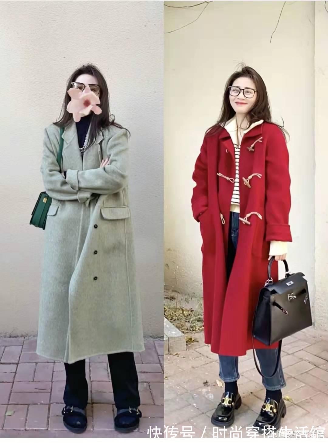 肩膀 红色大衣怎么穿才好看?我总结了这4组搭配方案,给你过年参考