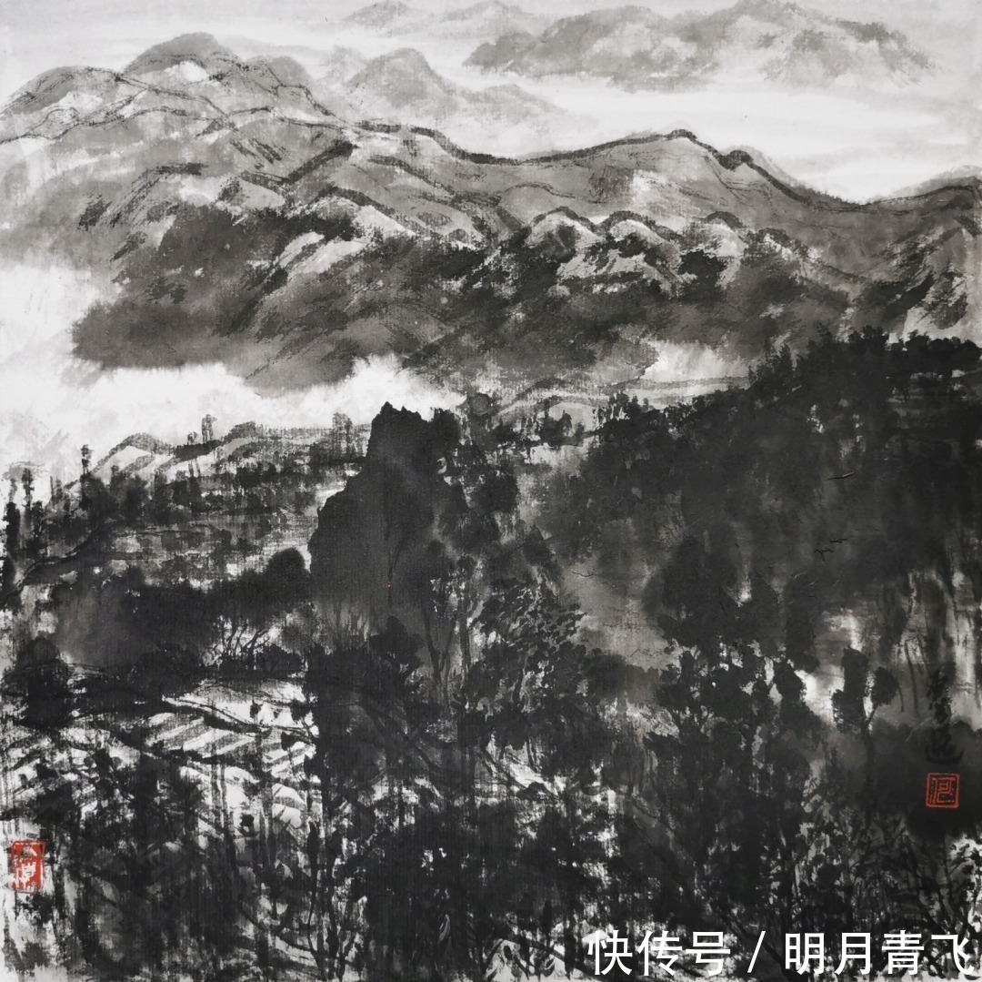 写生小品#全国艺术名家邀请展—— 何杰中国画作品赏析