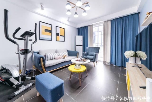 卧室|111平现代风婚房设计,色彩合理,加强储物把空间释放出来