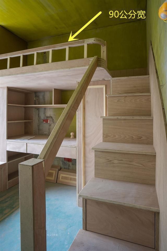 衣柜|花8千块叫木工做上下床,还是第一次见这种床,连衣柜书桌都有了